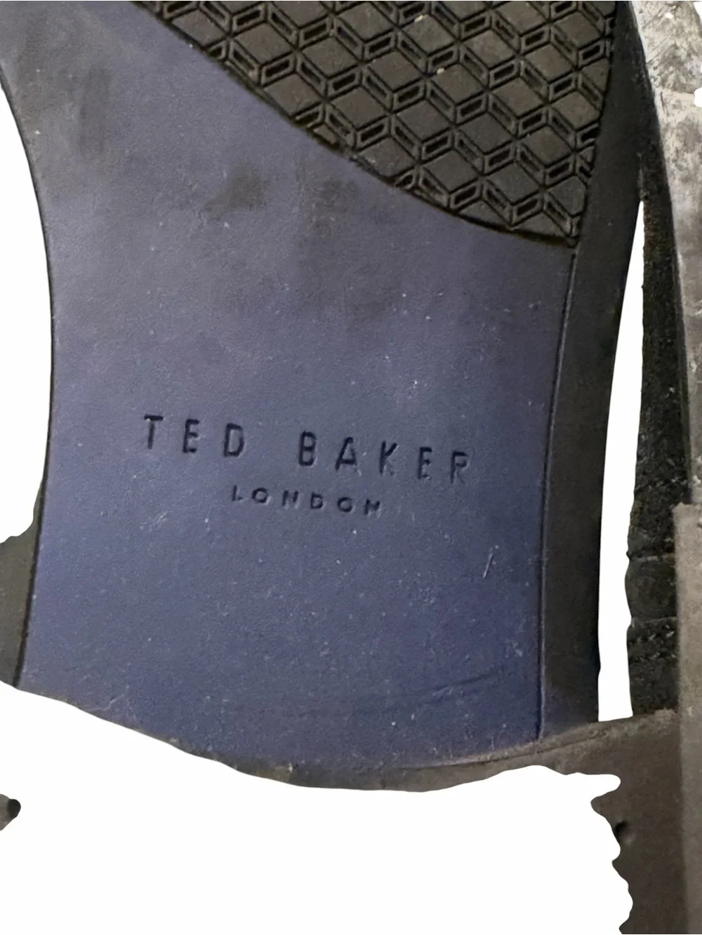 Ted Baker Navy blue Suede Chukka Boots, SZ11, pre-owned, gently used